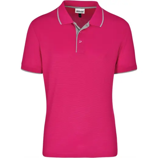 Mens Orion Golf Shirt Pink